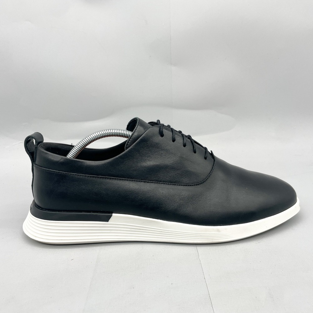 Wolf & Shepherd Mens 12M Crossover Longwing Derby Black Leather Dress Sneakers